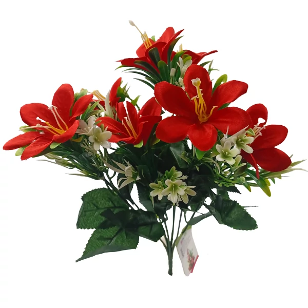 Kerti azalea csokor, piros