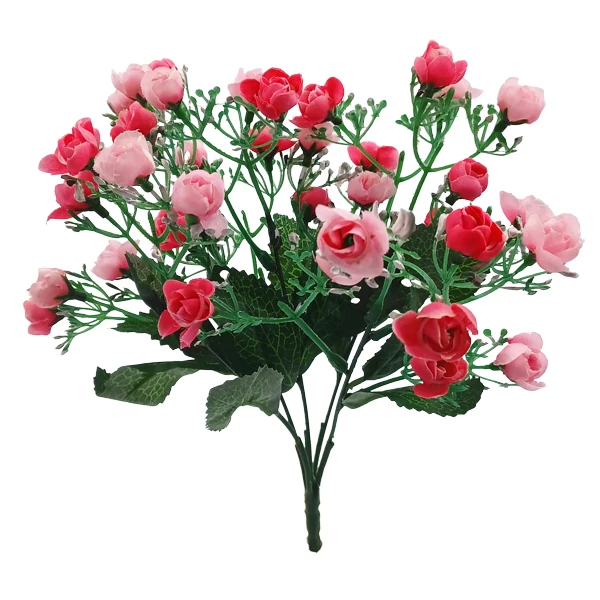 Minibimbós csokor, rózsaszín-pink
