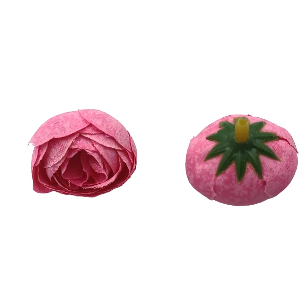 Boglárka fej 3 cm, ciklámen