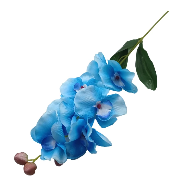 Szatén orchidea 64 cm, kék