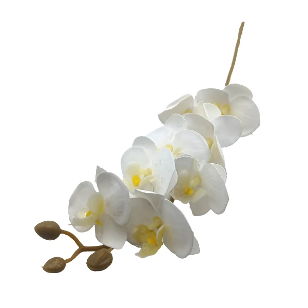 Gumiorchidea 74 cm, fehér