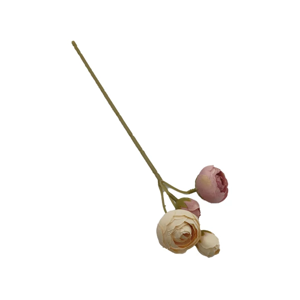Peony szál, mályva-barack 