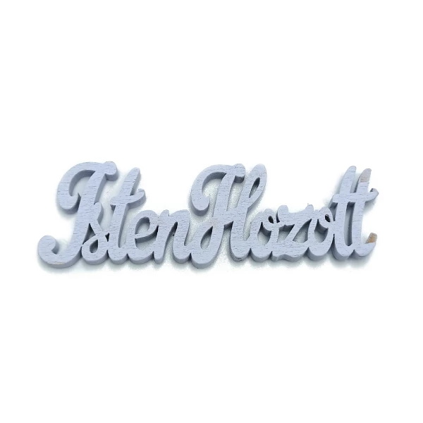 &amp;quot;Isten hozott&amp;quot; felirat, lila