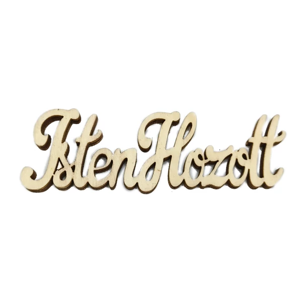 &amp;quot;Isten hozott&amp;quot; felirat, natúr