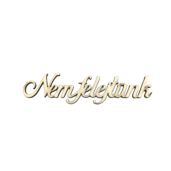&amp;quot;Nem felejtünk&amp;quot; felirat, natúr