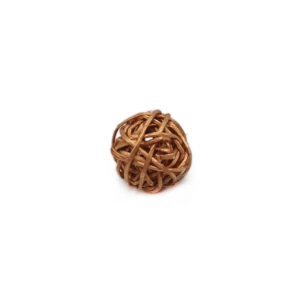 Rattan golyó 3 cm, arany
