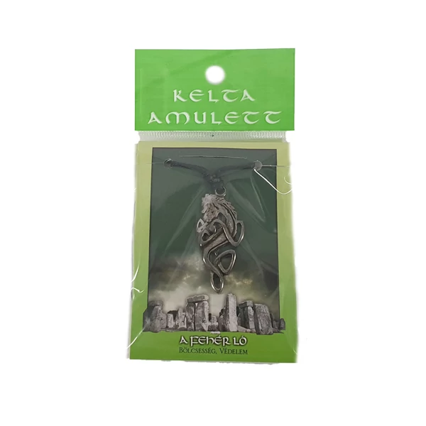 A fehér ló, kelta amulett
