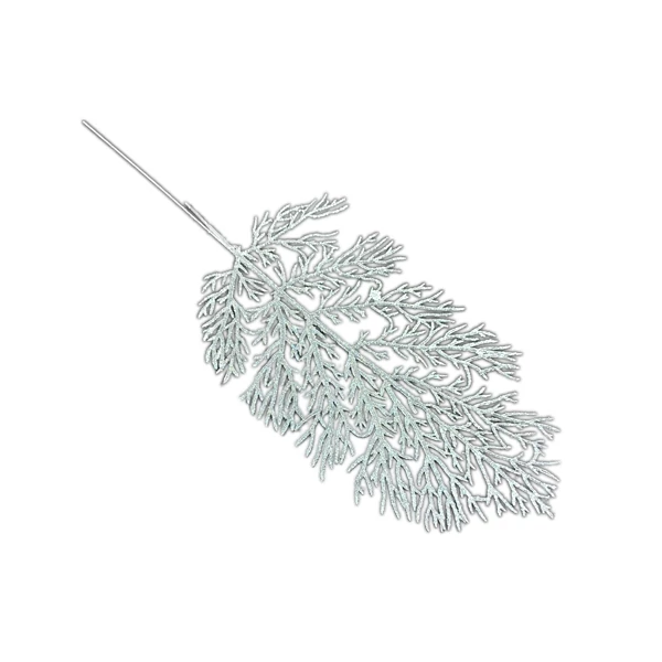 Glitteres ág 01, ezüst