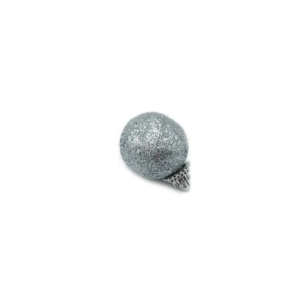 Polisztirol gömb 3 cm, ezüst